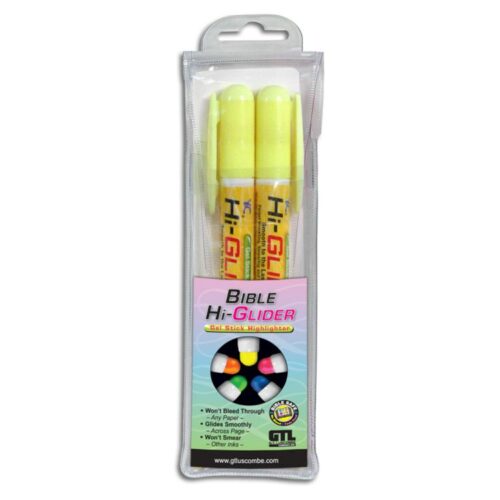 031248991034 Bible Hi Glider Gel Stick Highlighter 2 Pack