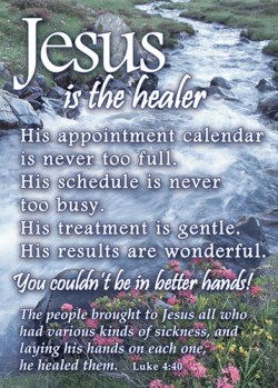 042516138747 Jesus Is The Healer Verse Card