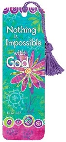 042516142669 Nothing Is Impossible Tassel Bookmark