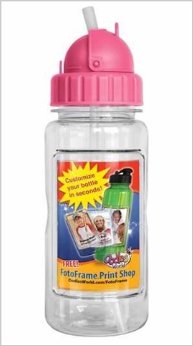 045635513334 FotoFrame Water Bottle With Straw