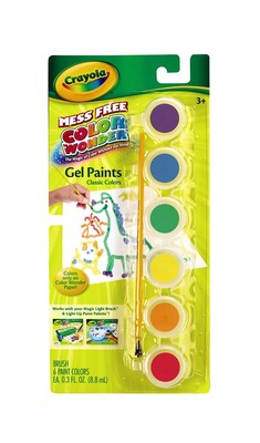 071662202149 Crayola Mess Free Color Wonder Gel Paints