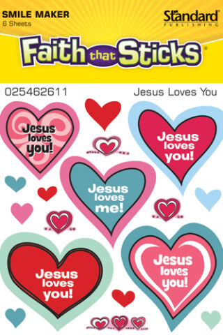 0784731721 Jesus Loves You Stickers