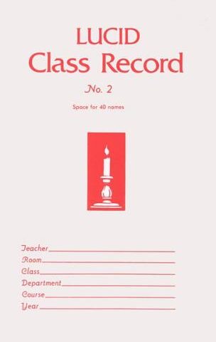 0806618426 Lucid Class Record Book