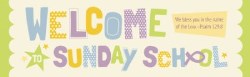 081407014937 Welcome To Sunday School Children Bookmarks