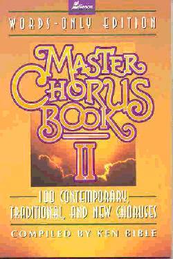 0834191822 Master Chorus Book 2 : Words Only Edition (Printed/Sheet Music)