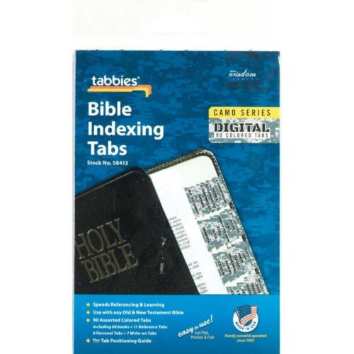 084371584130 Digital Camo Bible Tabs