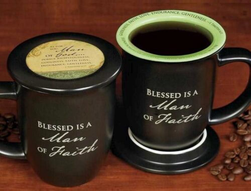 095177544686 Man Of Faith Grace Outpoured Mug And Coaster Set