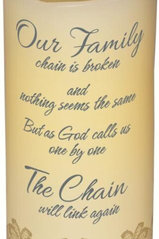 096069104094 Our Family Chain Abiding Light Scented Flameless Candle