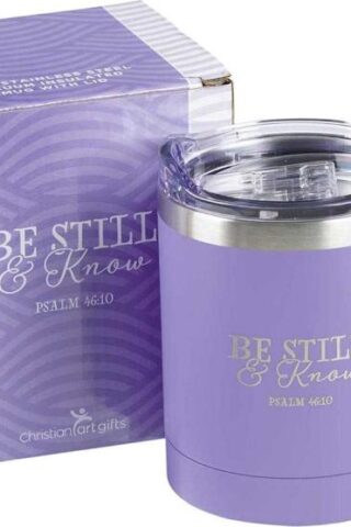 1220000133761 Be Still And Know Stainless Steel Camp