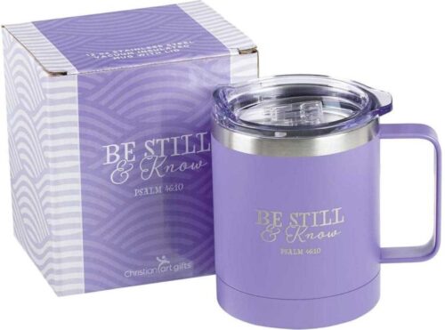 1220000133761 Be Still And Know Stainless Steel Camp