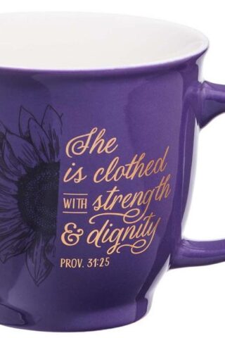 1220000137424 She Is Clothed In Strength Ceramic