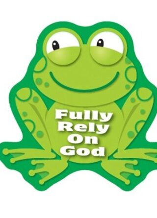 1609968492 Fully Rely On God Shape Stickers