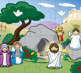 185079000646 Good News Easter Jigsaw (Puzzle)