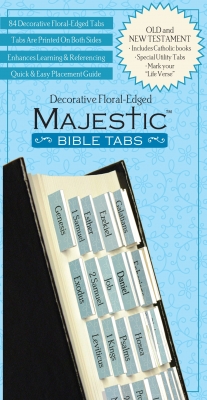 1934770140 Majestic Bible Tabs Decorative Floral Edges