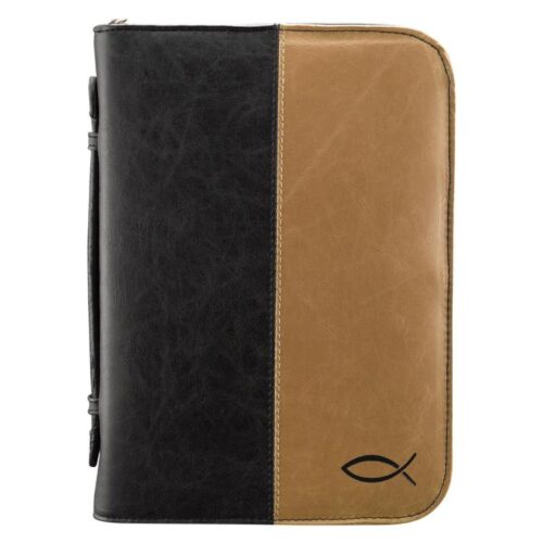 6006937097476 Classic Two Tone LuxLeather With Fish Emblem