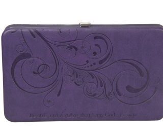 6006937113954 Be Still And Know LuxLeather Clutch