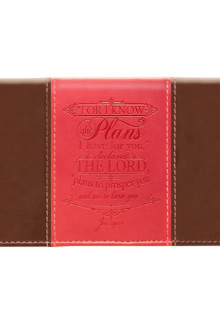 6006937122826 Jeremiah 29:11 LuxLeather Checkbook Cover