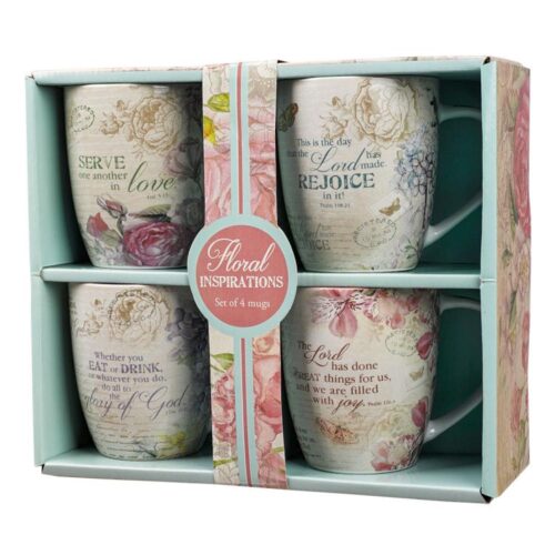 6006937132627 Floral Inspiration Mug Set