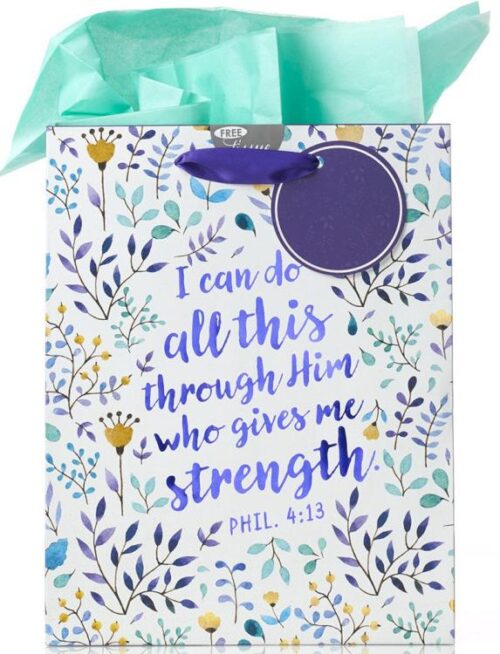 6006937136144 Philippians 4:13 Gift Bag