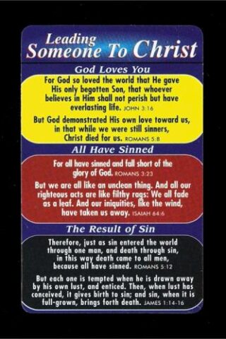 603799014144 Leading Someone To Christ Pocket Card