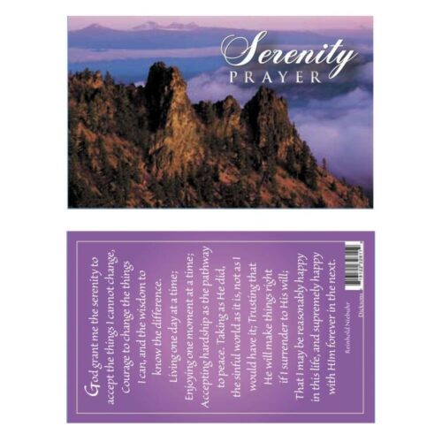 603799056670 Serenity Prayer Pocket Card