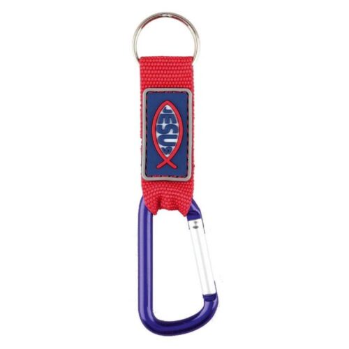 603799058889 Jesus Fish Carabiner