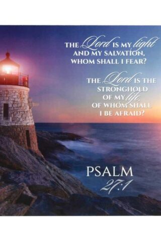 603799314664 Psalm 27:1 The Lord Is My Light (Plaque)