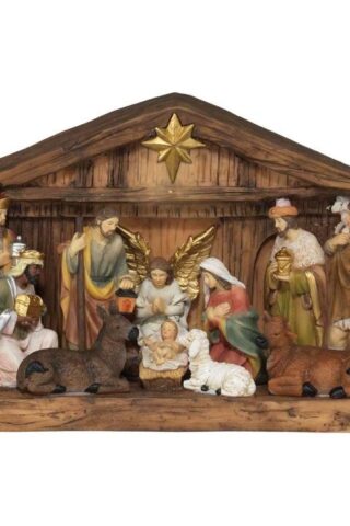 603799331777 Lighted Nativity In Creche