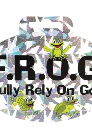 603799525060 FROG Holographic Sticker