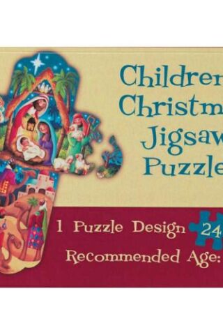 603799576680 Childrens Christmas Cross Shaped Jigsaw (Puzzle)