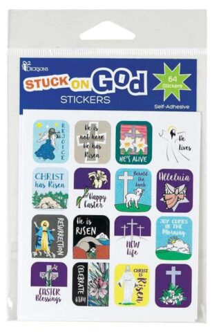 603799581486 Easter Stuck On God Stickers