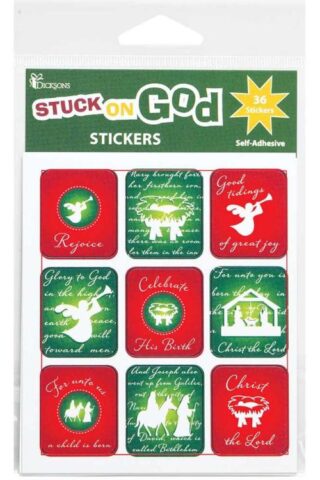 603799581929 Celebrate His Birth Stuck On God Stickers