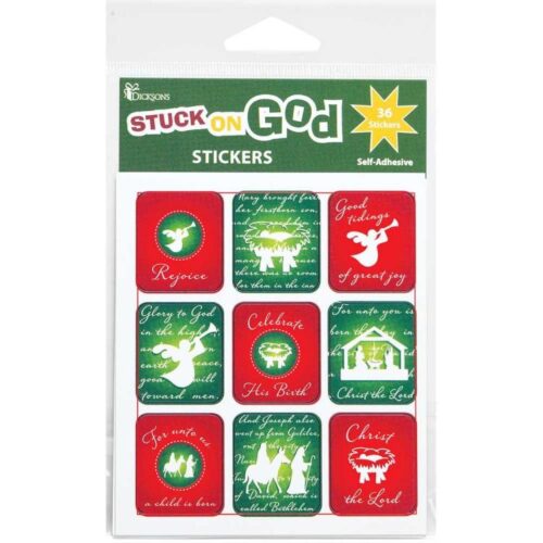 603799581929 Celebrate His Birth Stuck On God Stickers