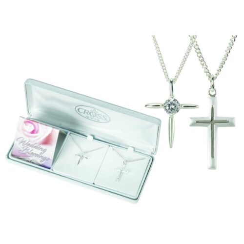 603799794442 Wedding Cross Necklaces