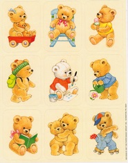 612608033191 Bear Stickers