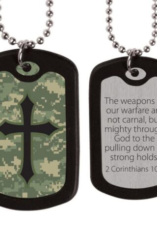 612978918951 Digital Camo Cross Tag Dog Tag