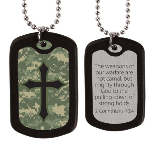 612978918951 Digital Camo Cross Tag Dog Tag