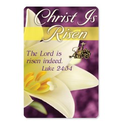 615122152096 Christ Is Risen With Card