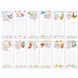 633957603248 Seasonal Bright Magnetic Notepad 12 Pack