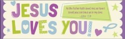 634337692890 Jesus Loves You Children Bookmarks