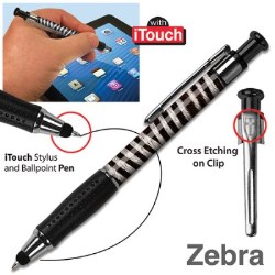 634989919062 Zebra Animal Print Pen