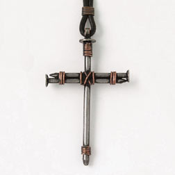 637955003499 30 Nail Cross Pendant