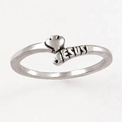 637955801767 Small Dove Curved Jesus (Size Ring)