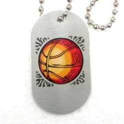 651263015999 Basketball Ball Chain Tag