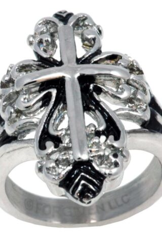 651263029279 Fancy Cross (Size 6 Ring)