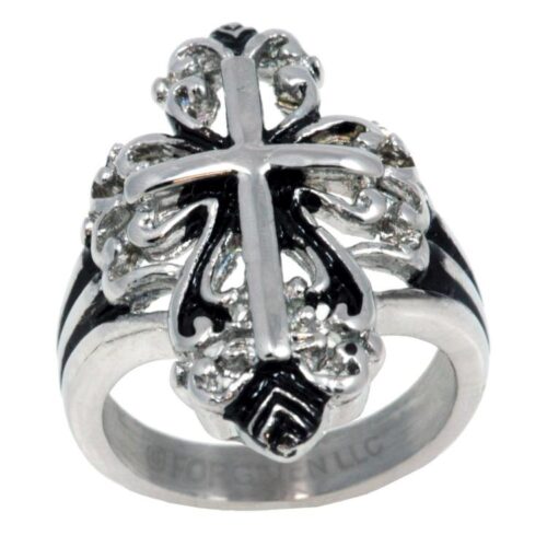 651263029279 Fancy Cross (Size 6 Ring)