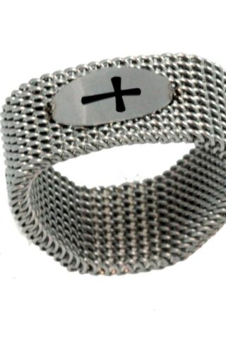 651263029378 Mesh Cross (Size 6 Ring)