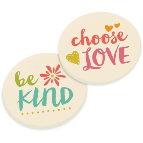 656200219836 Choose Love Coaster 2 Pack