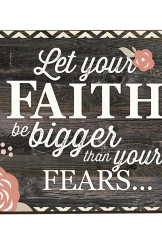 656200277539 Let Your Faith Lithograph (Magnet)