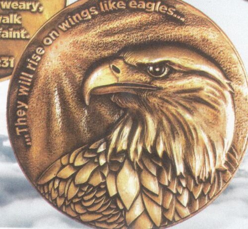 662187715537 Logos Keepsake Eagle Coin